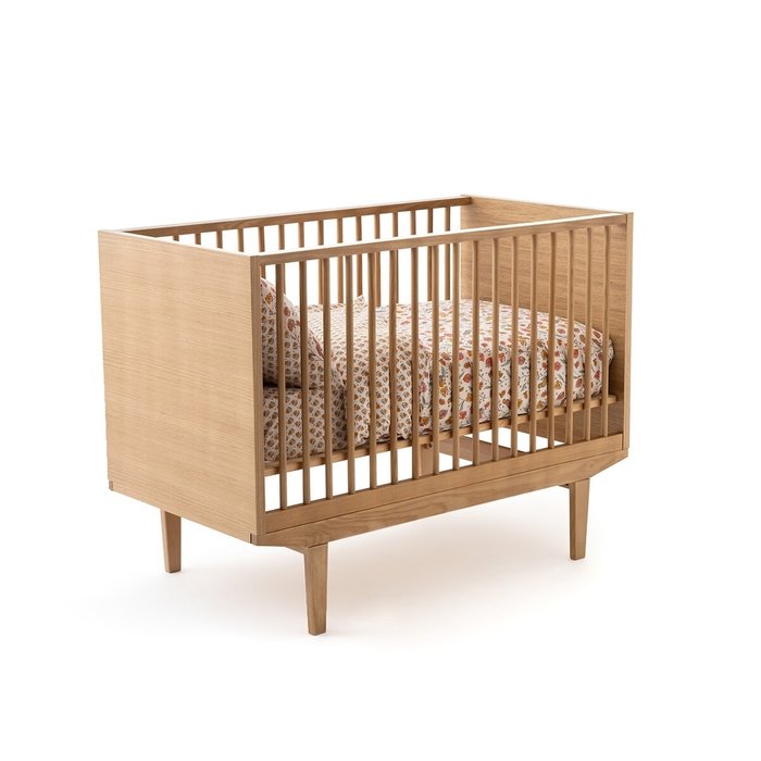 Кровать детская винтажная с кроватным основанием Elyo 60x120 бежевого цвета - купить Колыбели по цене 33460.0 Кровать детская винтажная с кроватным основанием Elyo 60x120 бежевого цвета - купить Колыбели по цене 33460.0