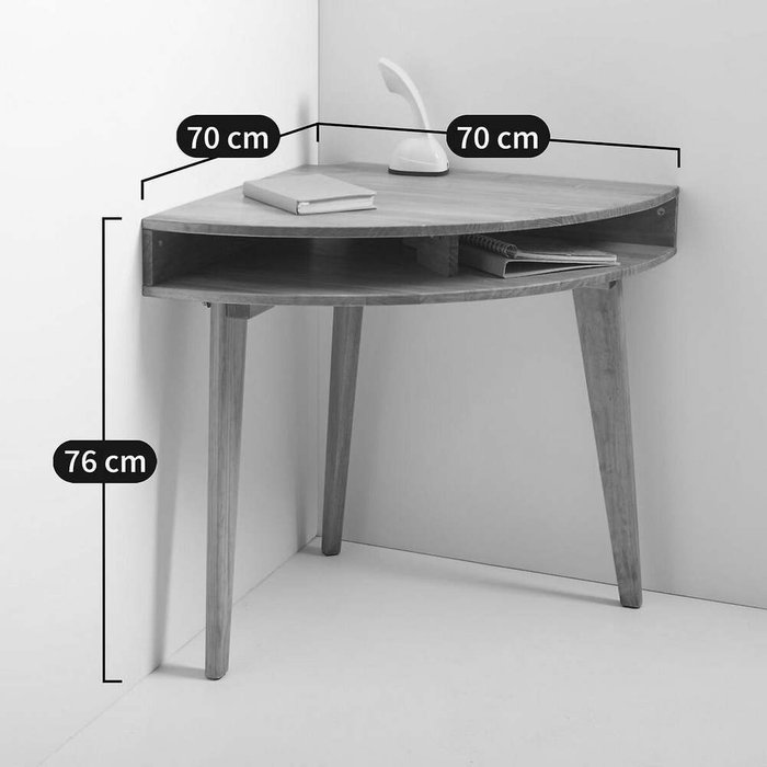 Письменный угловой стол Grimsby бежевого цвета - купить Письменные столы по цене 24049.0