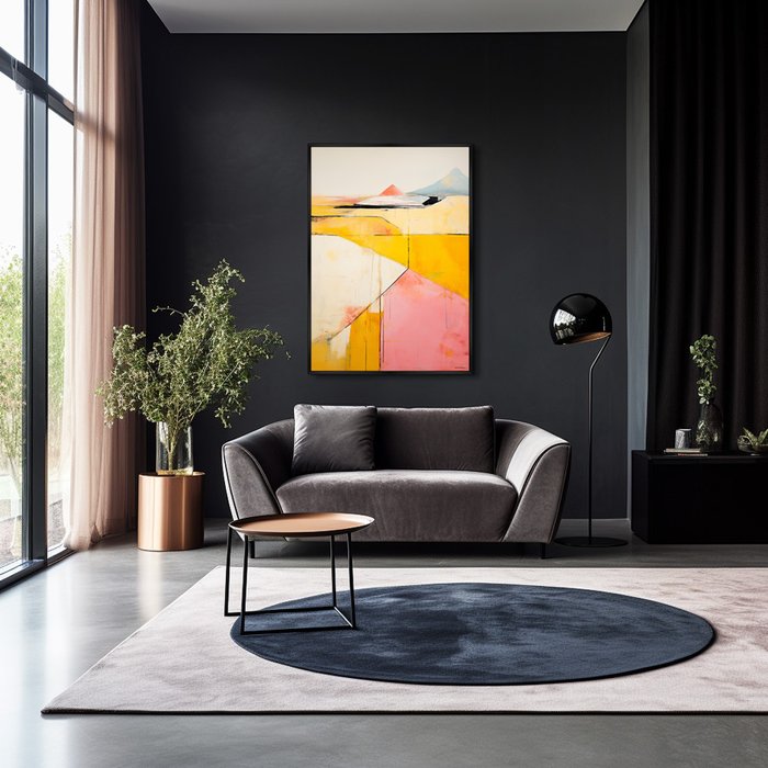 Репродукция картины Landscape Collection, Valley of Pyrimids, No 2, 2024г. - лучшие Картины в INMYROOM