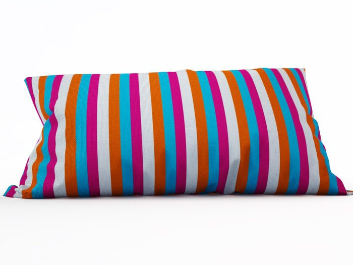 Декоративная подушка: Цветные полосы