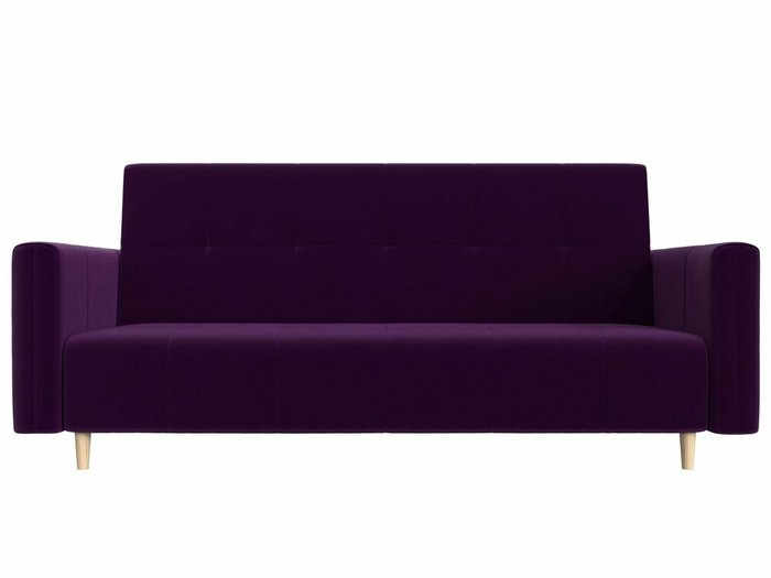 Прямой диван-кровать  Вест фиолетового цвета - купить Прямые диваны по цене 26999.0