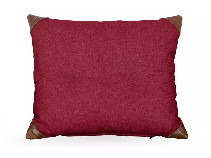 Подушка Chesterfield 60х60 бордового цвета