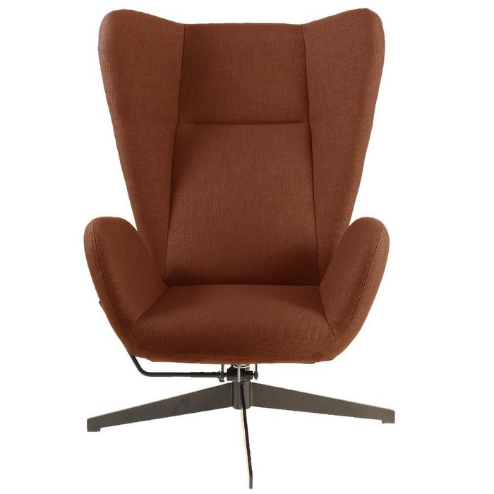 Кресло реклайнер с пуфом Meson коричневого цвета - лучшие Интерьерные кресла в INMYROOM