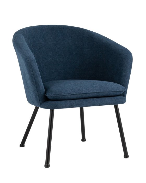 Кресло Декстер темно-синего цвета