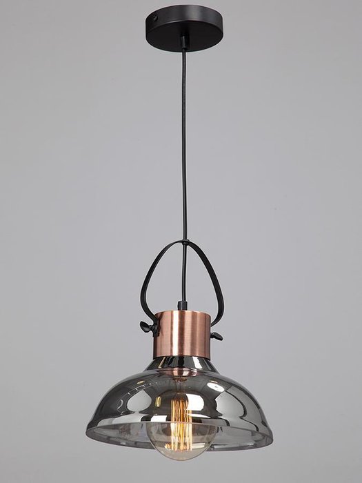 Подвесной светильник с плафоном из стекла - купить Подвесные светильники по цене 4445.0