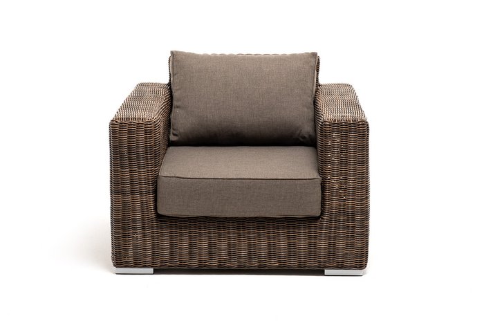 Кресло Боно коричневого цвета - купить Садовые кресла по цене 50036.0