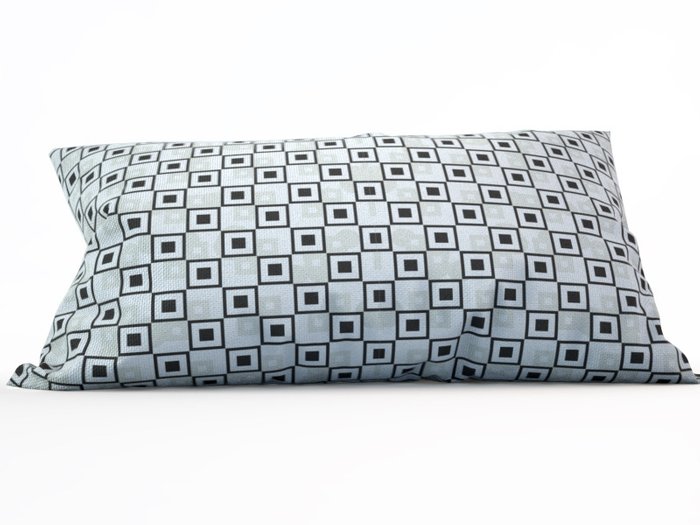 Дизайнерская подушка: Черные квадраты