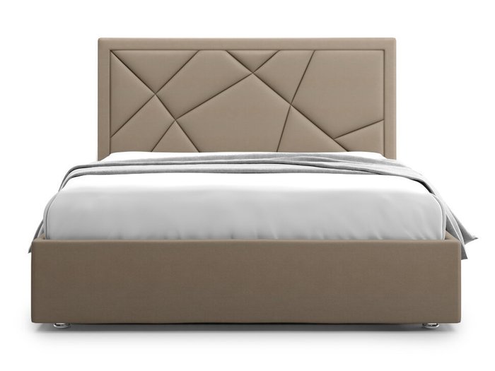 Кровать Premium Milana 3 160х200 коричневого цвета с подъемным механизмом - купить Кровати для спальни по цене 61000.0