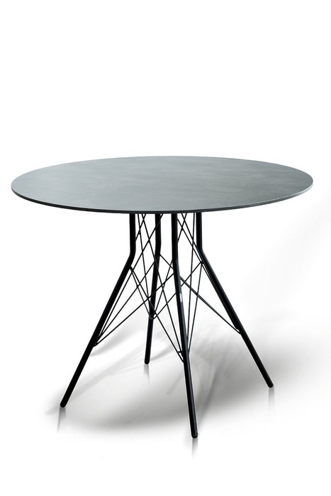 Стол интерьерный Конте цвета Серый гранит  - купить Обеденные столы по цене 34250.0