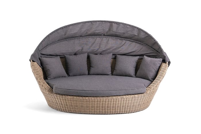 Кровать Амальфи с подушками - купить Садовые диваны по цене 111066.0
