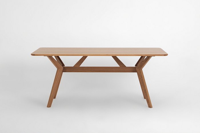 Обеденный стол Боско коричневого цвета - купить Обеденные столы по цене 57500.0