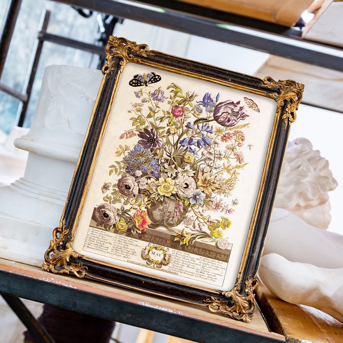 Репродукция на холсте 12 месяцев цветения, версия Май, в раме Селин - купить Картины по цене 3100.0