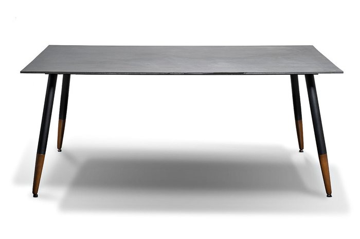 Обеденный стол Вилладжио цвета серый гранит