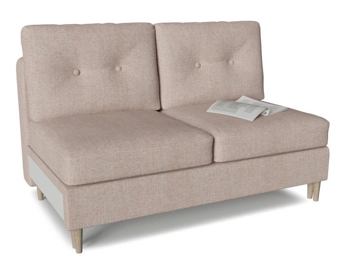 Модуль диван-кровати двухместный Белфаст бежевого цвета