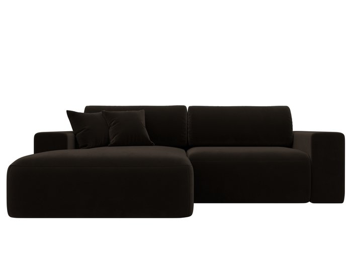 Угловой диван-кровать Лига 036 Классик темно-коричневого цвета левый угол - купить Угловые диваны по цене 89990 Угловой диван-кровать Лига 036 Классик темно-коричневого цвета левый угол - купить Угловые диваны по цене 89990