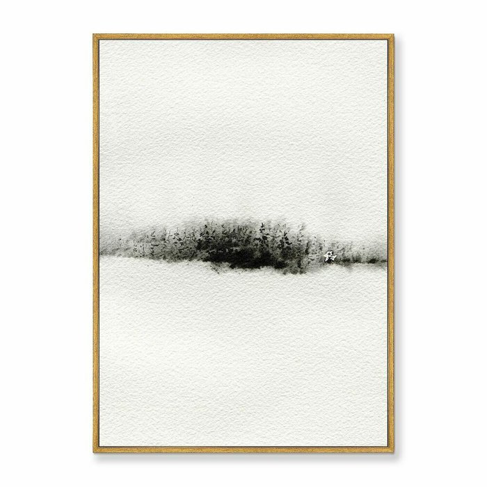 Репродукция картины на холсте Winter etude, No 1, 2021г. - купить Картины по цене 21999.0