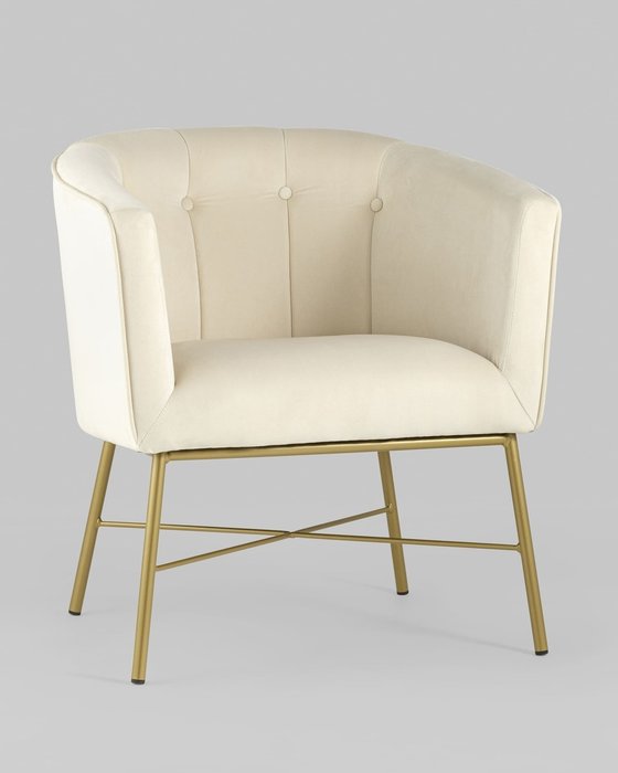Кресло Шале бежевого цвета - купить Интерьерные кресла по цене 24990.0