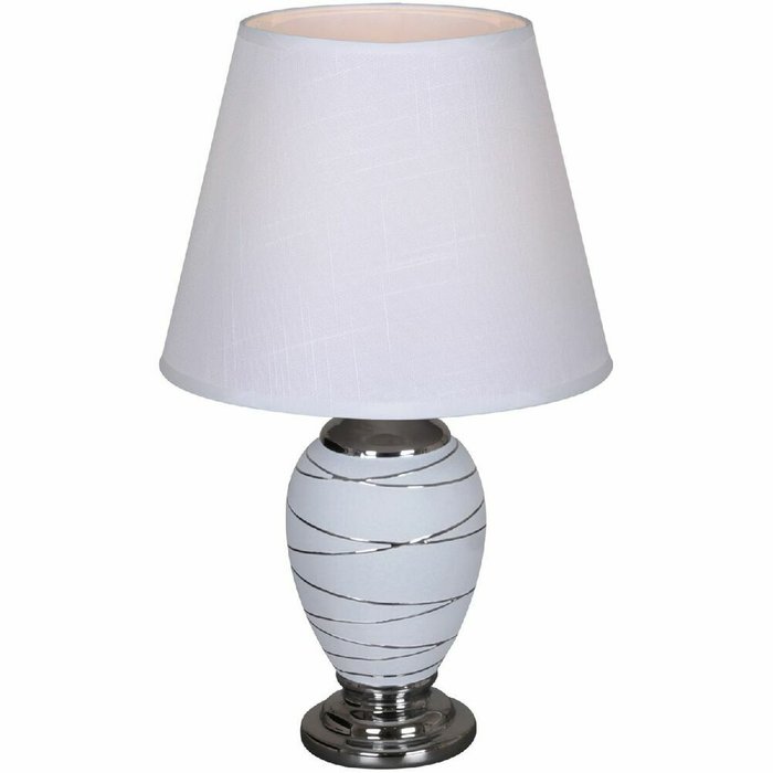Настольная лампа 30335-0.7-01 (ткань, цвет белый)