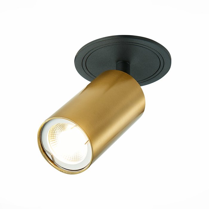 Встраиваемый светильник Dario золотичтого цвета - лучшие Встраиваемые споты в INMYROOM