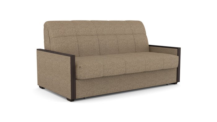 Диван-кровать Хеликс M коричневого цвета  - купить Прямые диваны по цене 51439.0