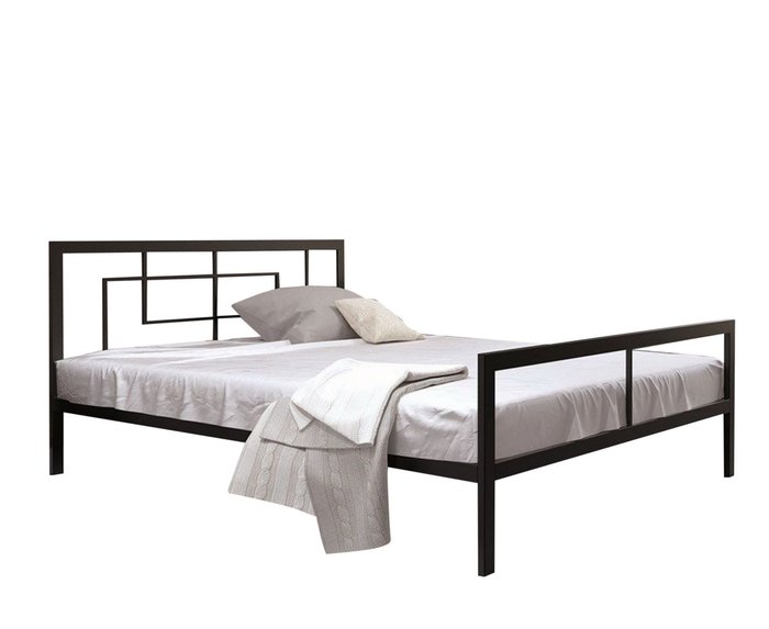 Кровать Кантерано 120х200 черного цвета