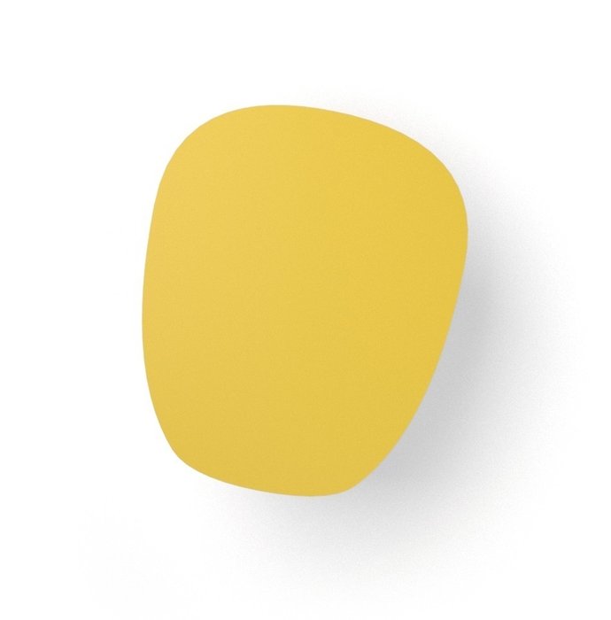 Журнальный стол River Round желтого цвета - купить Кофейные столики по цене 9750.0