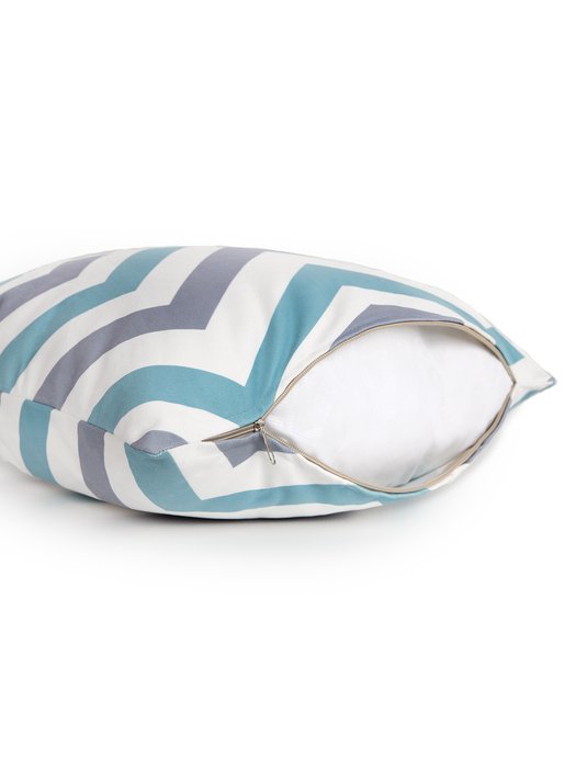 Декоративная подушка Willy с принтом зигзаг - купить Декоративные подушки по цене 1368.0