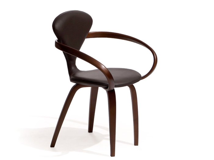 Обеденный стул Apriori N с обивкой сиденья из натуральной кожи и каркасом цвета ореха - купить Обеденные стулья по цене 28800.0