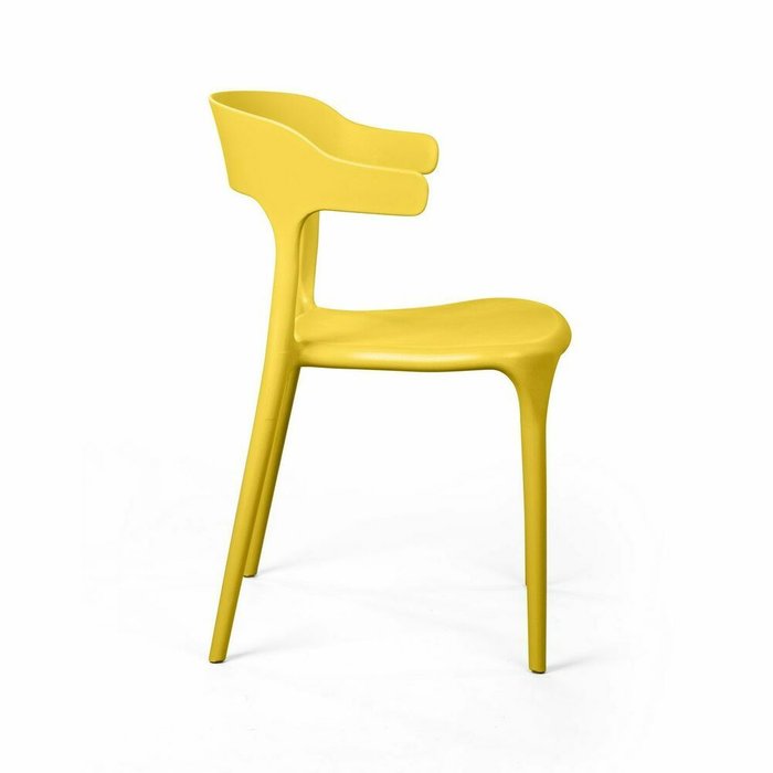 Стул Leo желтого цвета - лучшие Обеденные стулья в INMYROOM