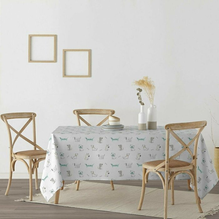Скатерть из смолы, устойчивая к пятнам  Huali Разноцветный 150 x 150 - купить Скатерти по цене 5013.0