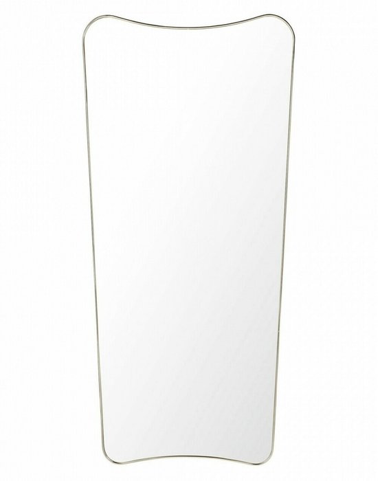 Настенное зеркало Sky XL в раме серебряного цвета