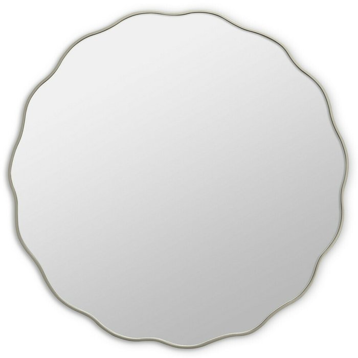 Настенное зеркало Fancy M 80х80 серебряного цвета Настенное зеркало Fancy M 80х80 серебряного цвета