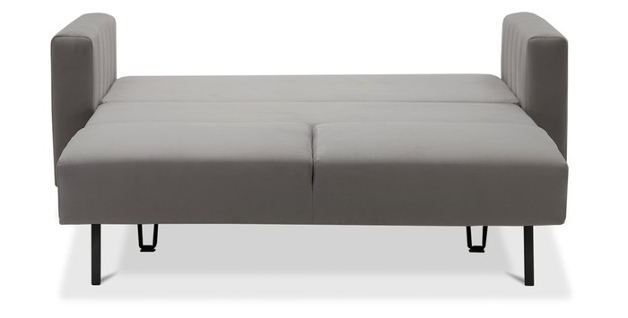Диван-кровать Эмма мини серого цвета - лучшие Прямые диваны в INMYROOM