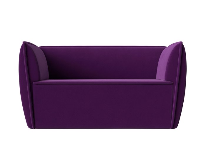 Прямой диван Бергамо фиолетового цвета - купить Прямые диваны по цене 26999.0