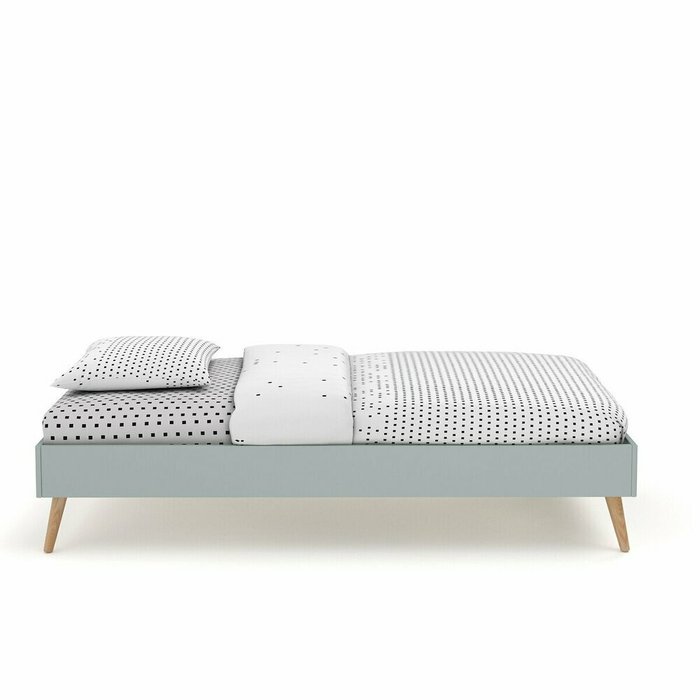 Кровать с сеткой Jimi 90x190 зеленого цвета - лучшие Кровати для спальни в INMYROOM