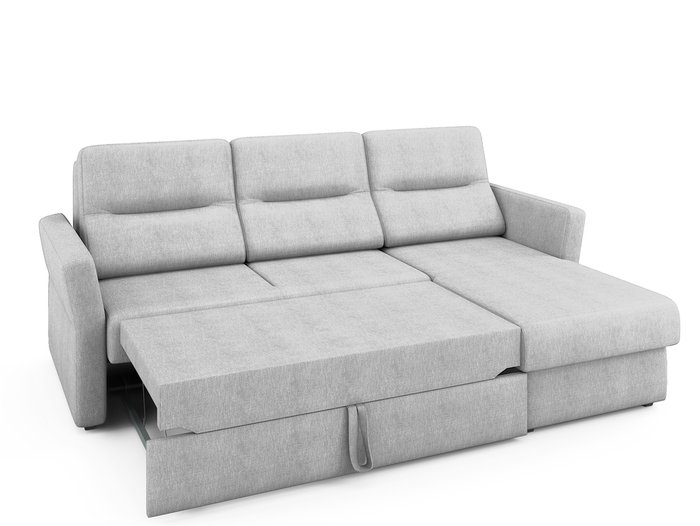 Угловой раскладной диван Sonny правый светло-серого цвета - купить Угловые диваны по цене 91800.0