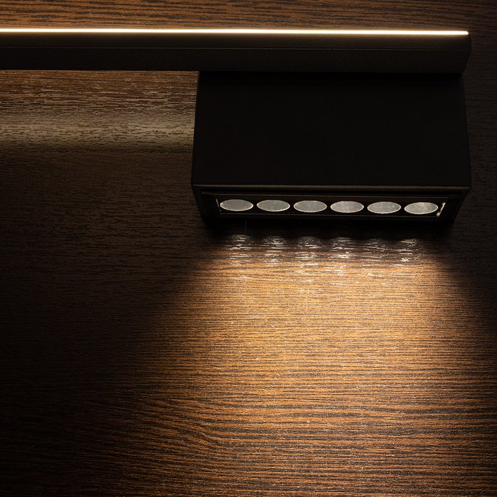 Декоративная подсветка Sargas черного цвета - лучшие Бра и настенные светильники в INMYROOM