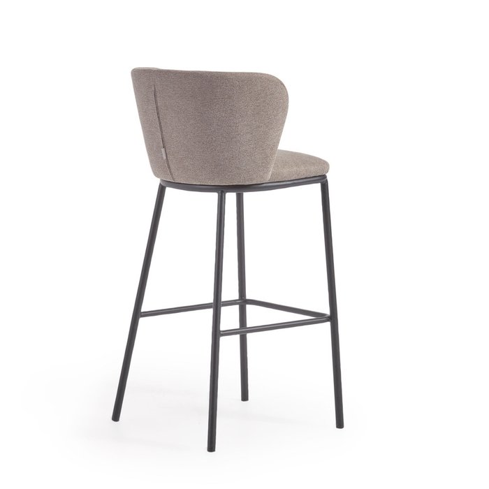 Барный стул Ciselia серо-коричневого цвета - лучшие Барные стулья в INMYROOM