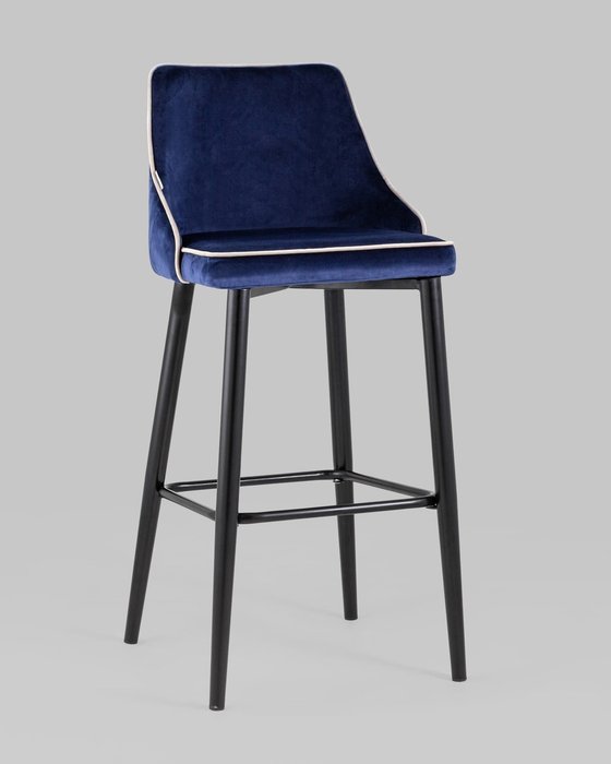 Стул барный Коби синего цвета - купить Барные стулья по цене 4990.0
