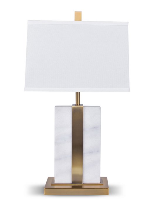 Настольная лампа Kingston с белым абажуром 