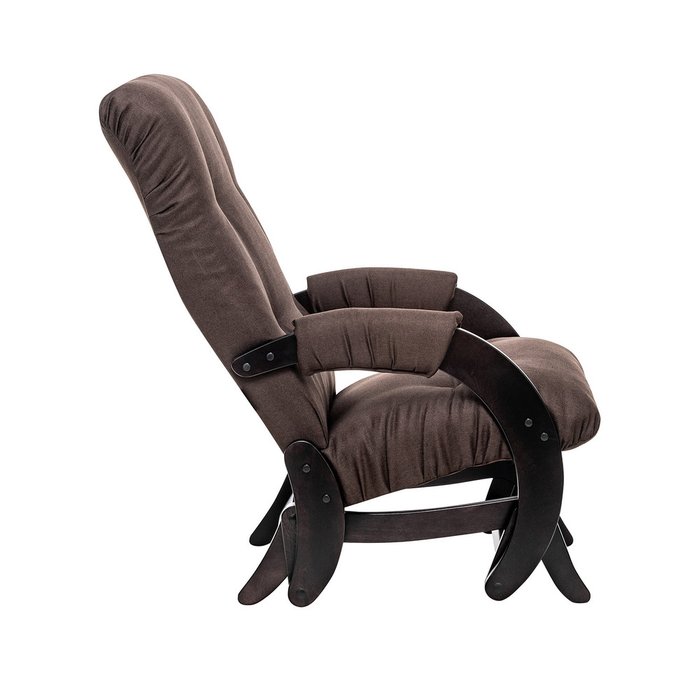 Кресло-качалка Модель 68 темно-коричневого цвета - лучшие Интерьерные кресла в INMYROOM