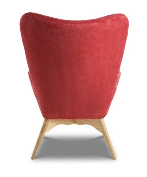 Кресло Phyllis с обивкой из ткани бордового цвета - лучшие Интерьерные кресла в INMYROOM