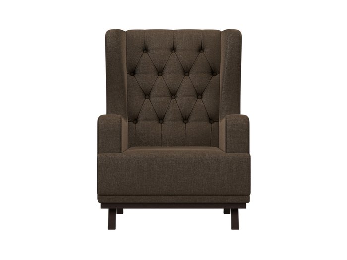 Кресло Джон Люкс коричневого цвета - купить Интерьерные кресла по цене 22999.0