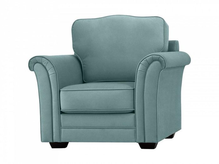 Кресло Sydney серо-голубого цвета - купить Интерьерные кресла по цене 51390.0