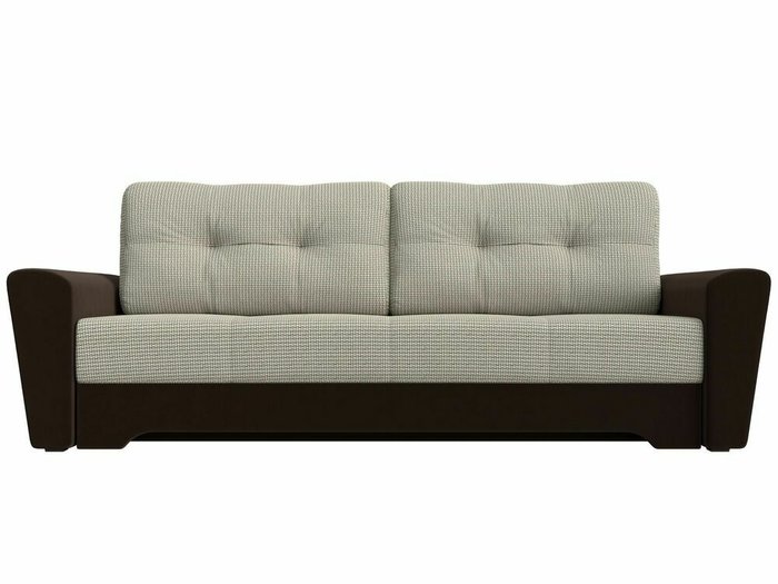Диван-кровать Амстердам бежево-коричневого цвета - купить Прямые диваны по цене 37999.0