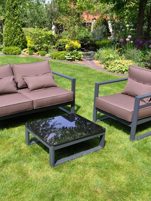 Комплект садовой мебели S коричневого цвета - купить Комплекты для сада и дачи по цене 198070.0