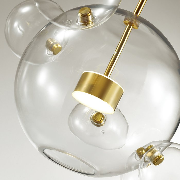 Подвесной светильник Монтале с прозрачными плафонами - купить Подвесные светильники по цене 9820.0