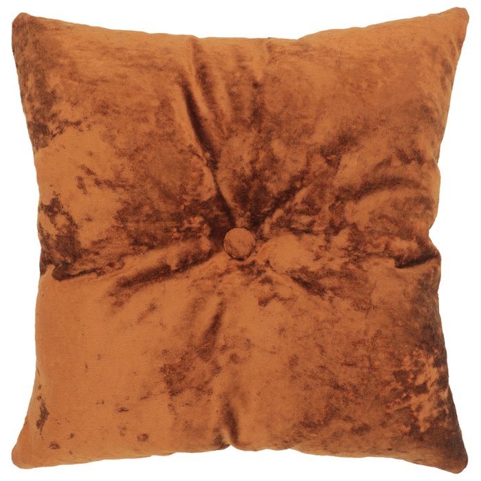 Подушка декоративная Мадейра оранжевого цвета