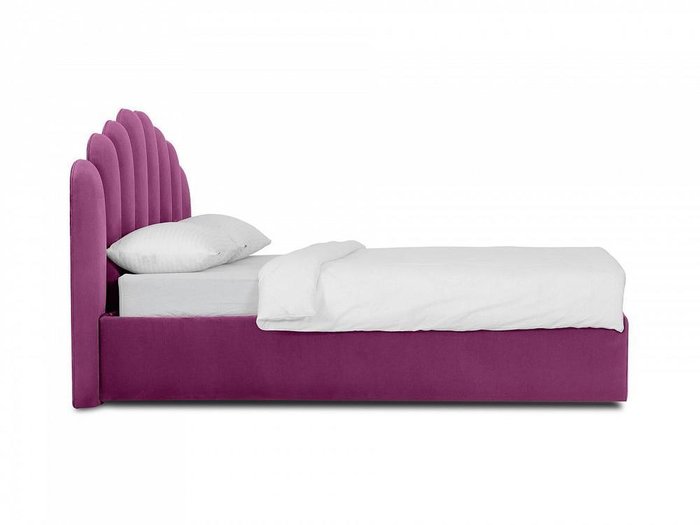 Кровать Queen Sharlotta 160х200 пурпурного цвета с подъемным механизмом - лучшие Кровати для спальни в INMYROOM