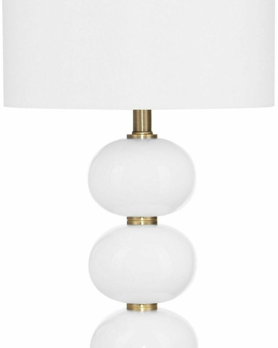 Настольная лампа Райс белого цвета - лучшие Настольные лампы в INMYROOM